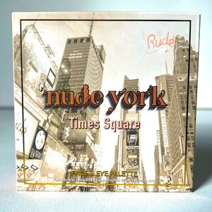 RUDE NUDE York Times Square Face & Eye Palette Original Untampered Seal VEGAN